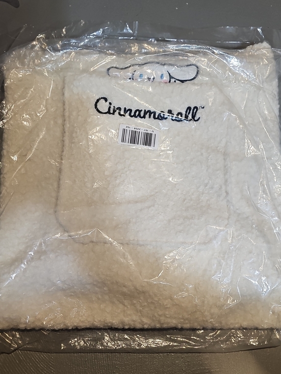 Hello Kitty Handbags - Cinnamoroll Faux Shearling Tote Bag Sanrio Hello Kitty Kawaii Y2K Travel Bag